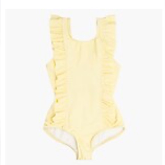 Girls Minnow Ruffle One-Piece Swimsuit - Picture 2 of 9
